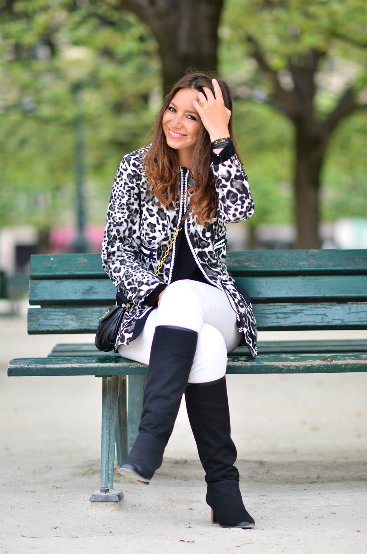 The Wild Parisian parka leopard